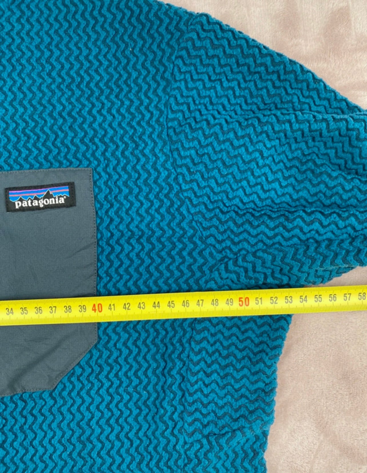 Patagonia R1 Air Fleece Zip-Neck (M Herren) Pullover blau