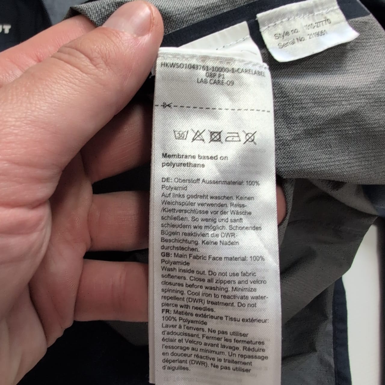 Ultraleichte Regen Jacke von Mammut (S Damen) Windbreaker dunkelblau