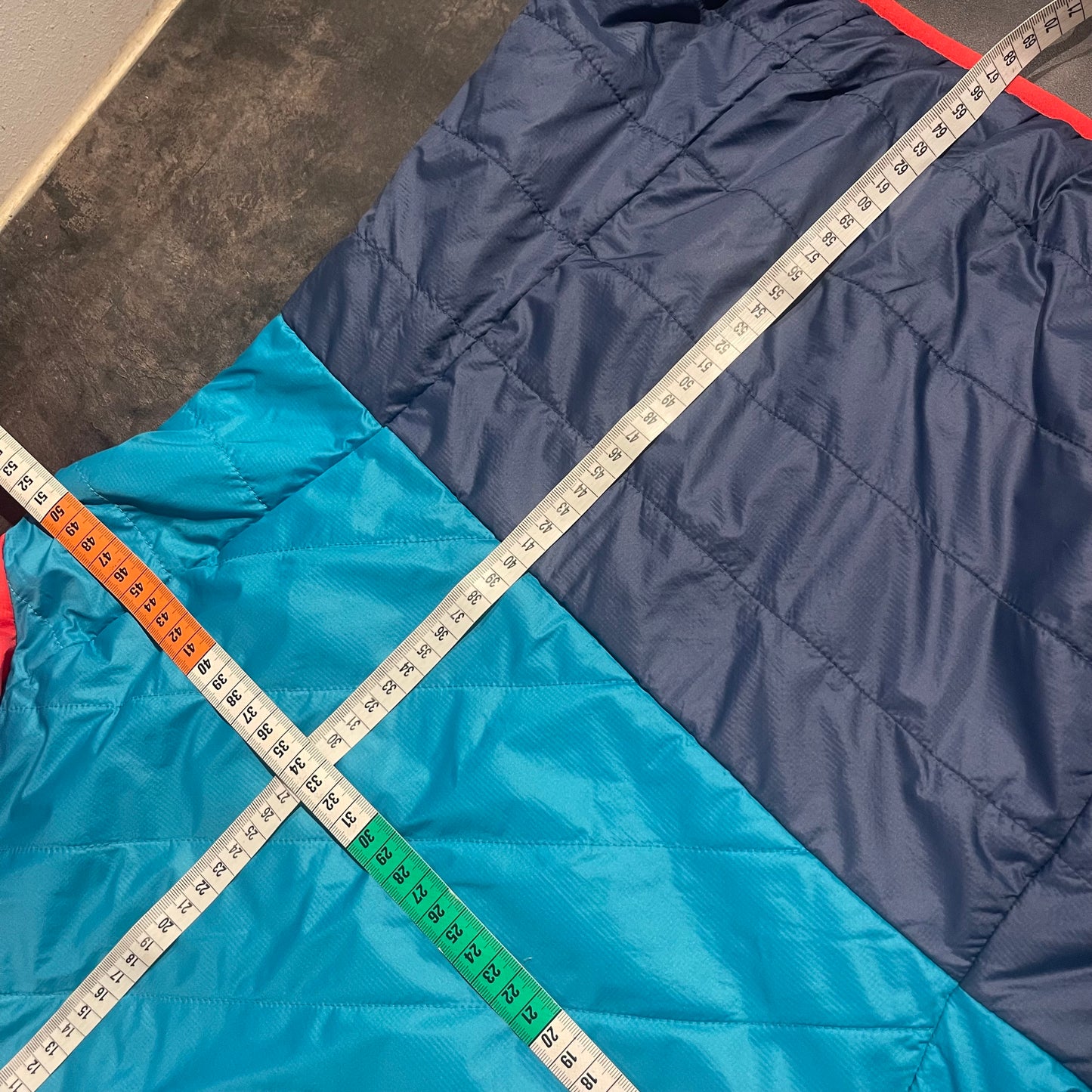 Wolle /Daunen Wende Jacke Ortovox (L Damen) pink-blau