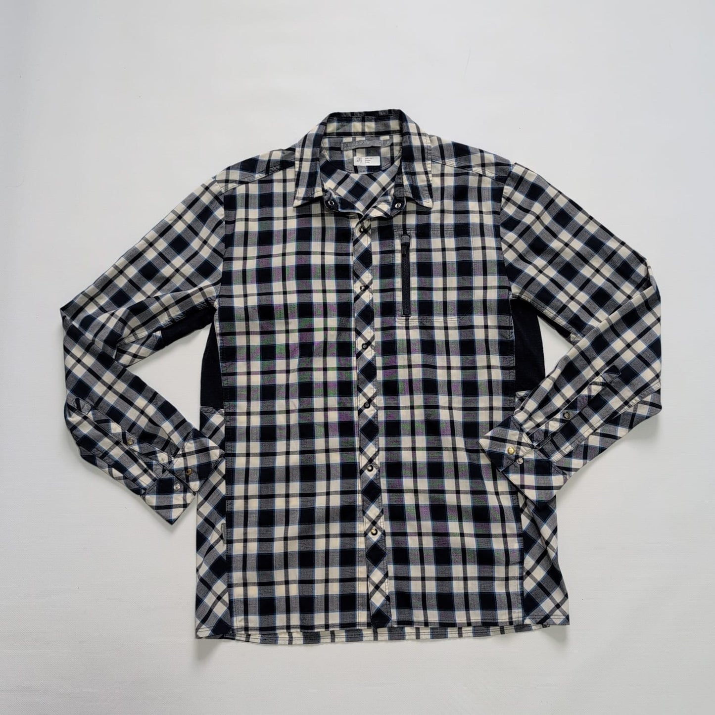 Pure Merino Hemd von Icebreaker (S Herren) weiß blau kariert