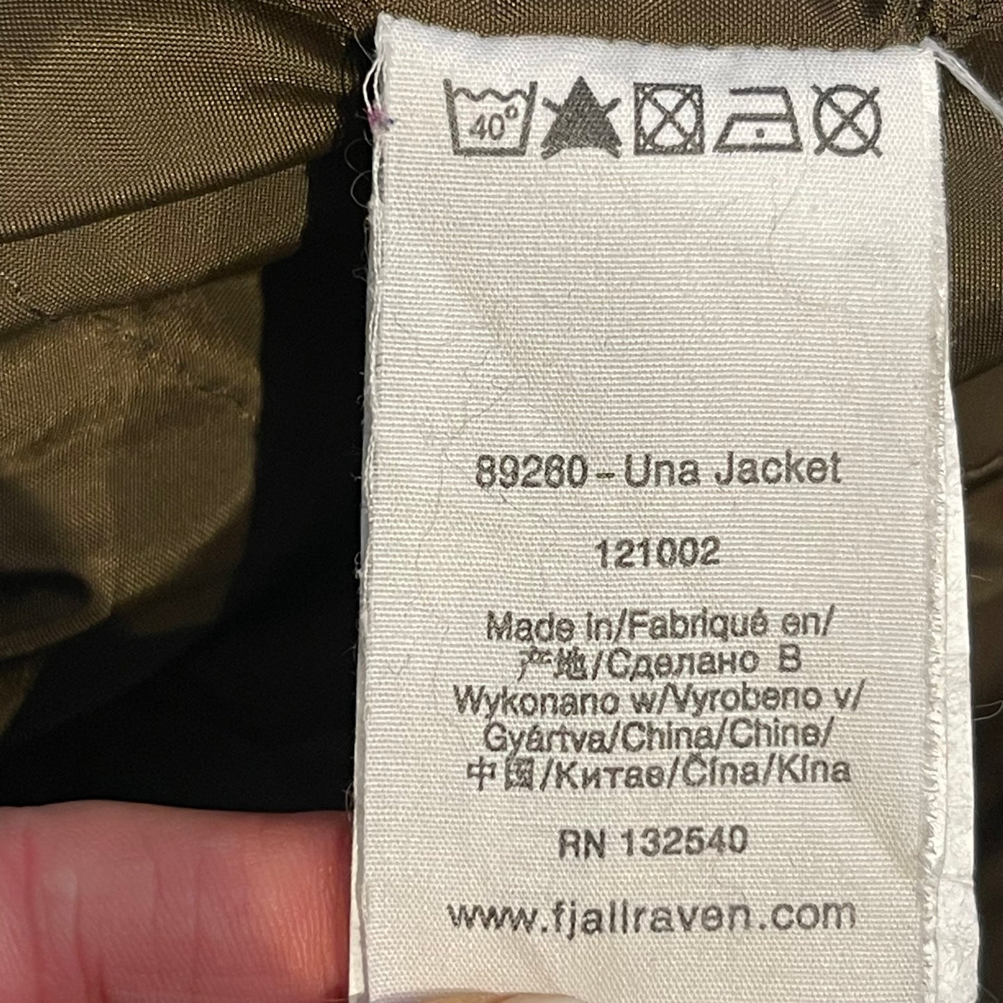 Gefütterte Jacke von Fjällräven (XS Damen) Winter Parka G-1000 braun
