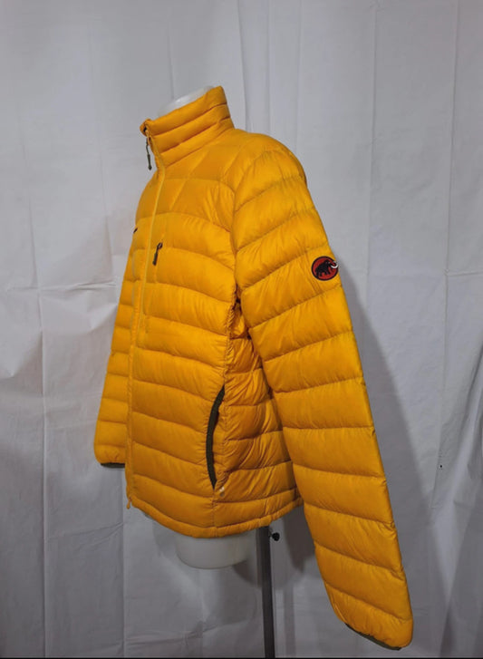 Daunen Jacke von Mammut (XL Herren) wasserabweisend gelb