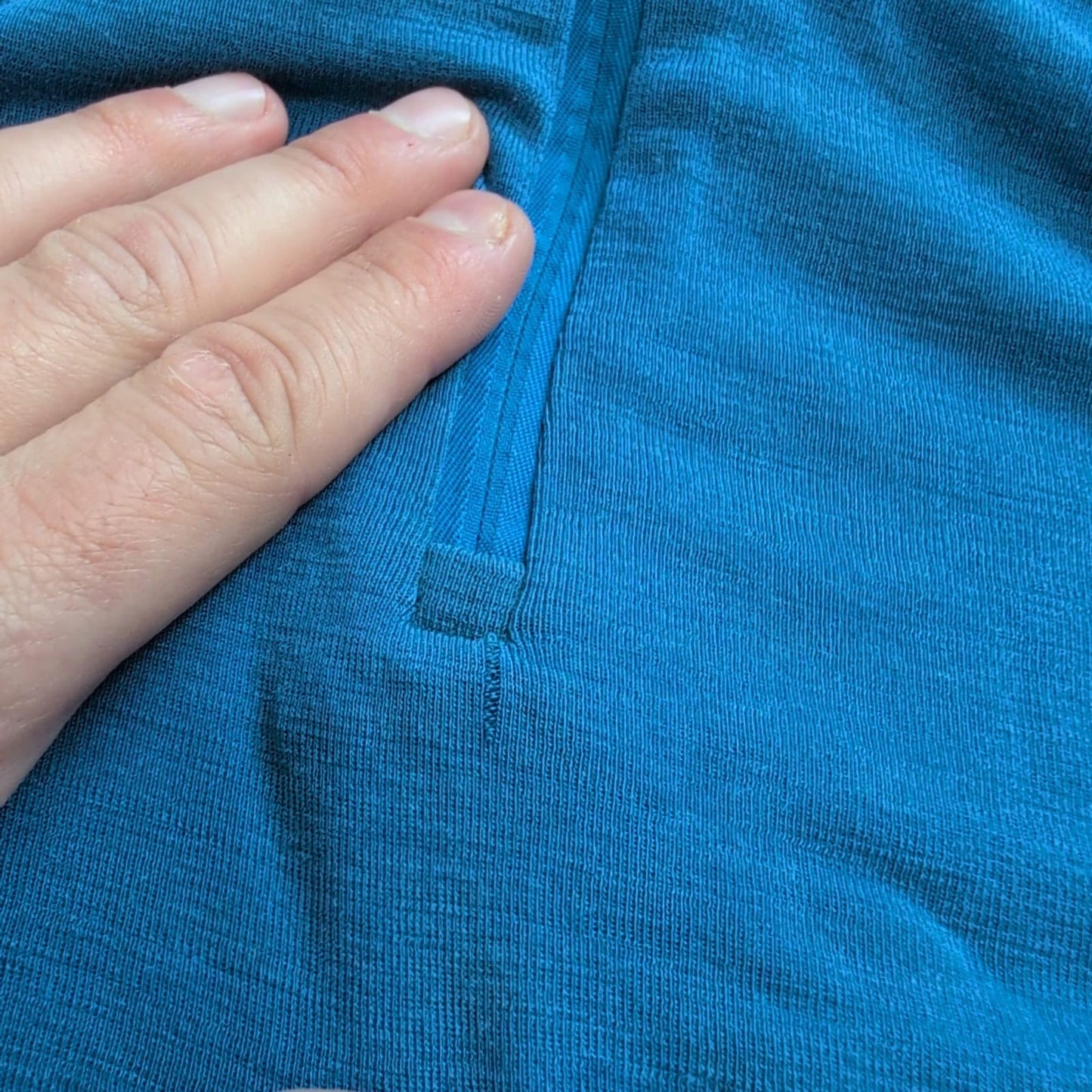 Merino 200 Zip Longsleeve Icebreaker (L Herren) blau