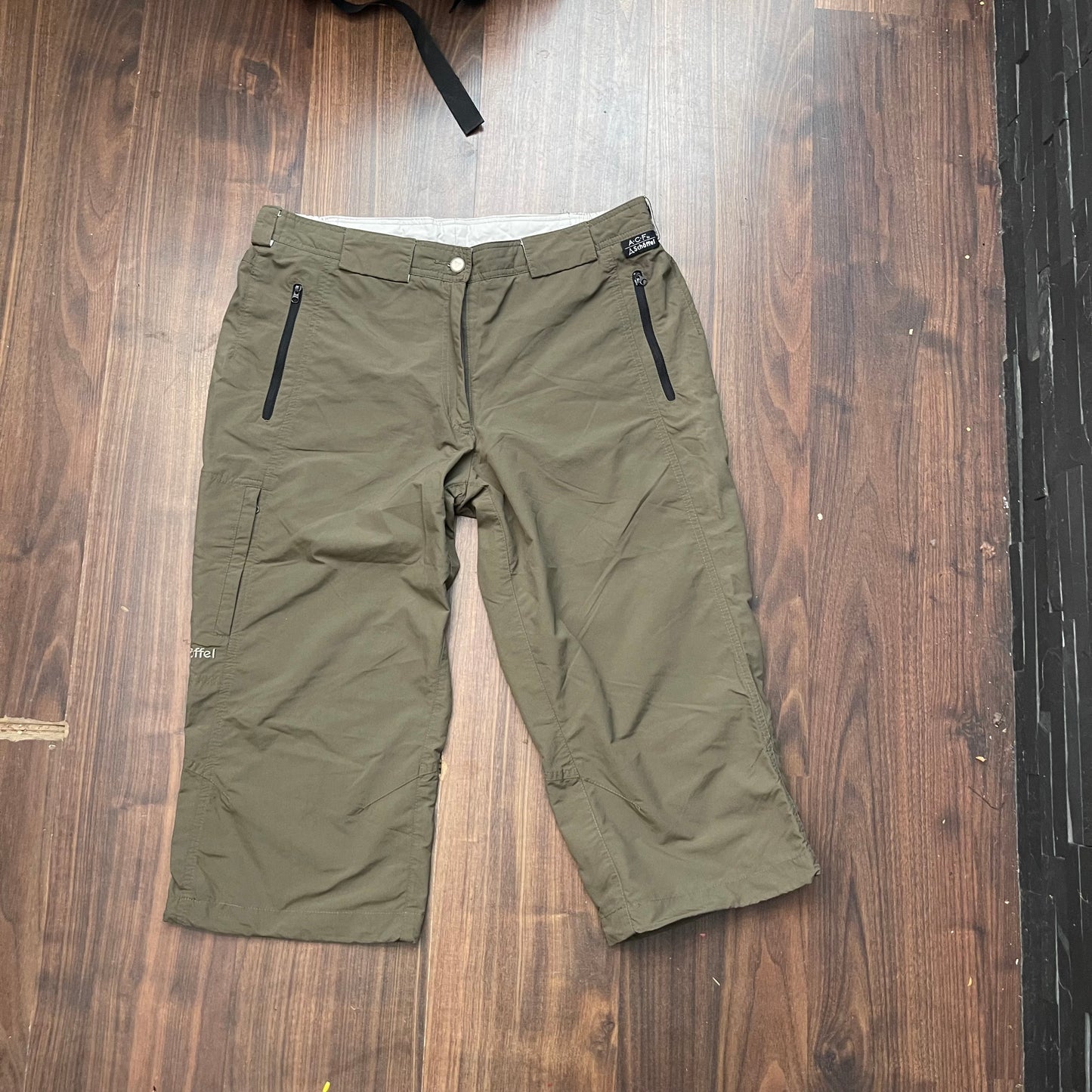 Capri Shorts von Schöffel (XXL Damen) 2/3 Funktionshose wasserabweisend khaki