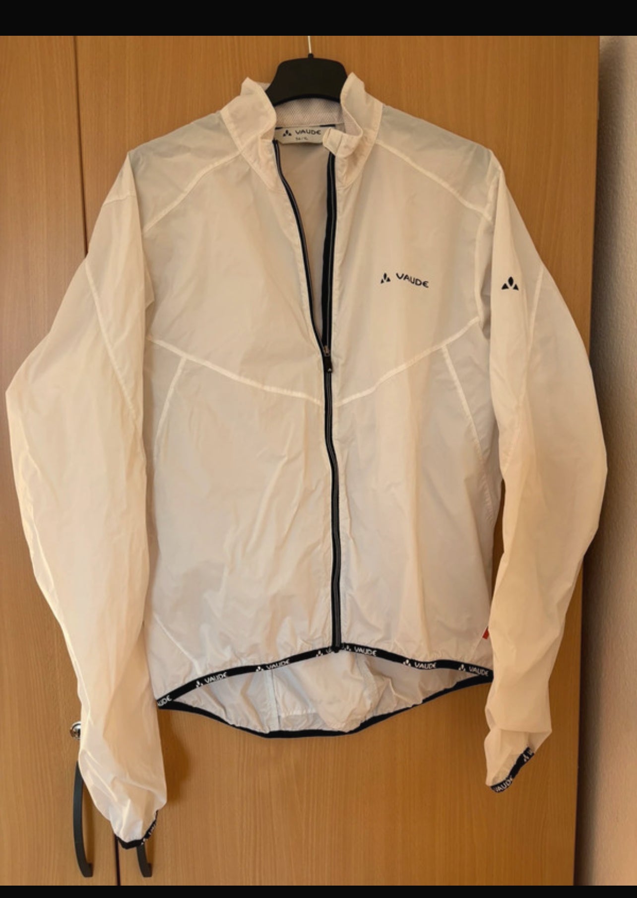 Rad Wind- Regen- Jacke von Vaude (XL Herren) weiß