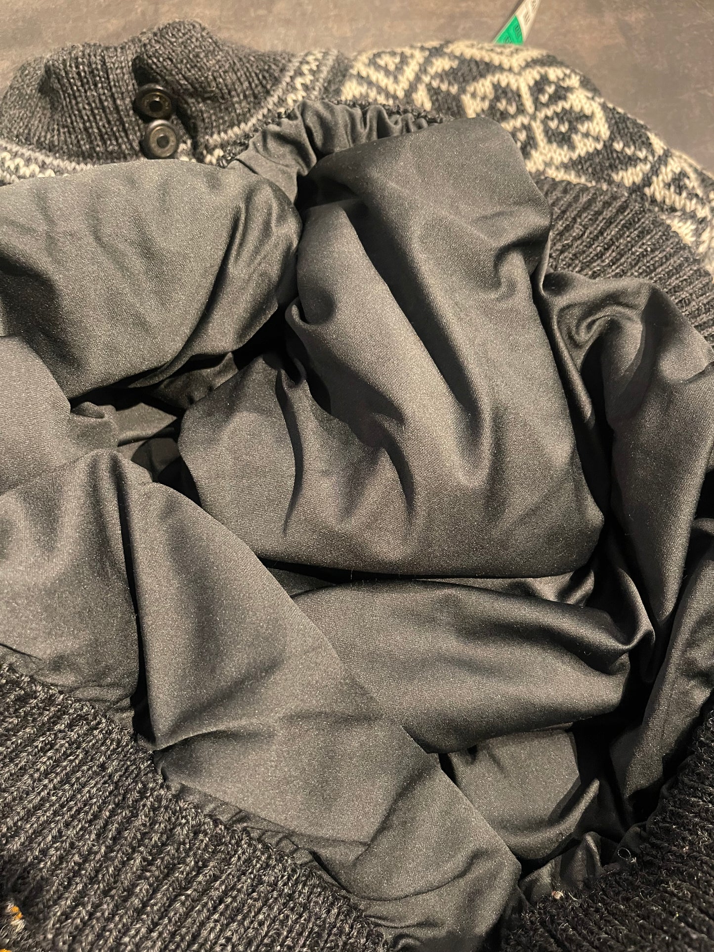 2-lagiger Strick Pullover Dale of Norway (XL) Wind Membrane grau