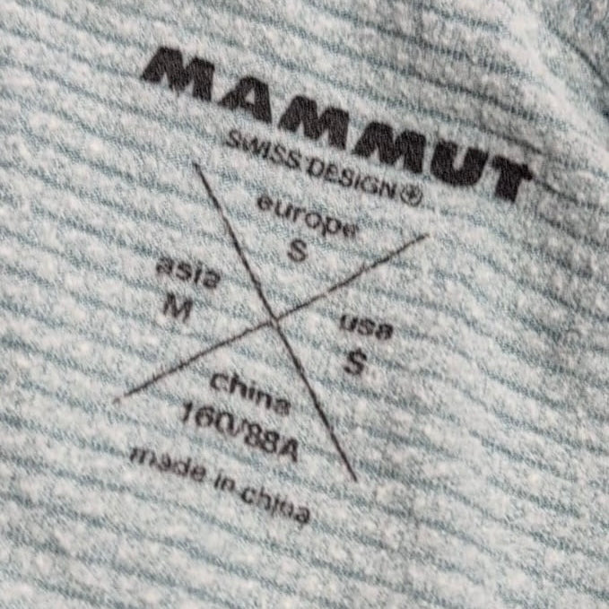 Fleece Jacke von Mammut  (S Damen) Zip Hoodie stahlblau