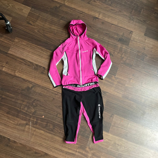 Sportanzug Jacke und Leggings von Martini (S Damen) pink-schwarz