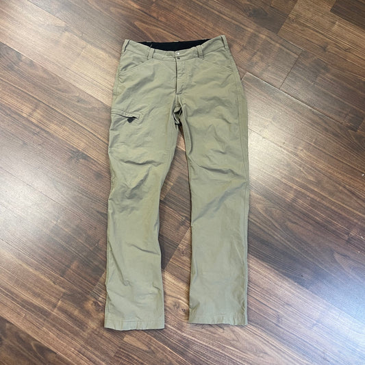 Ultraleichte Softshell Hose von Haglöfs (S Damen) elastisch olive beige