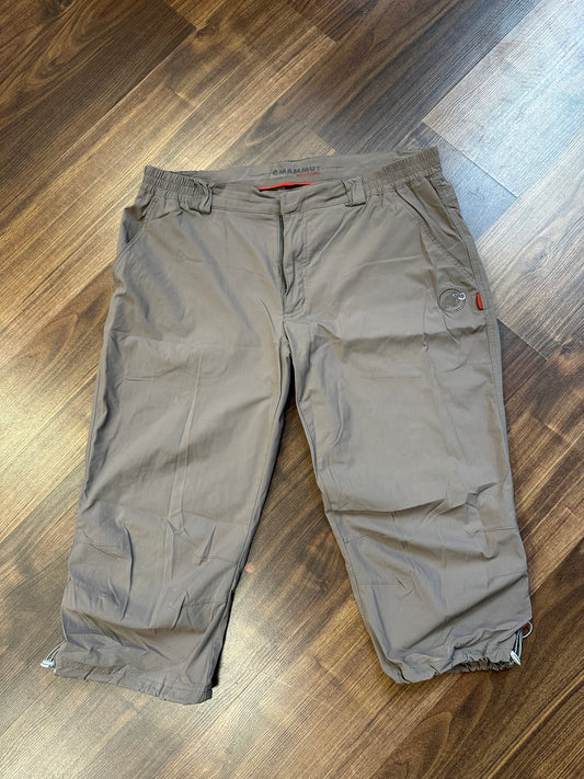 2/3 Capri Shorts von Mammut (Herren XL: 52) Wanderhose grau beige