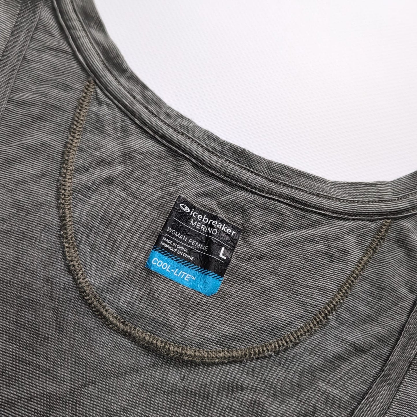 Tank Top von Icebreaker Merino (L) Sport Shirt grau
