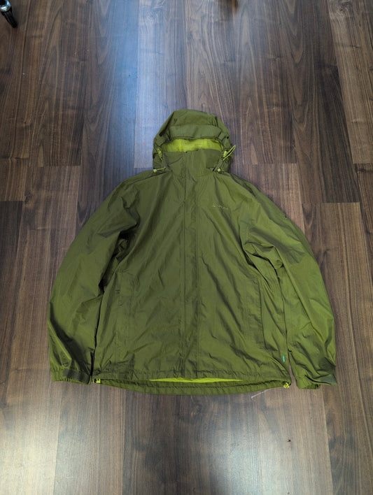 Regen Jacke von Vaude (XL :54 Herren ) 3-lagig khaki grün - wanderlich.com