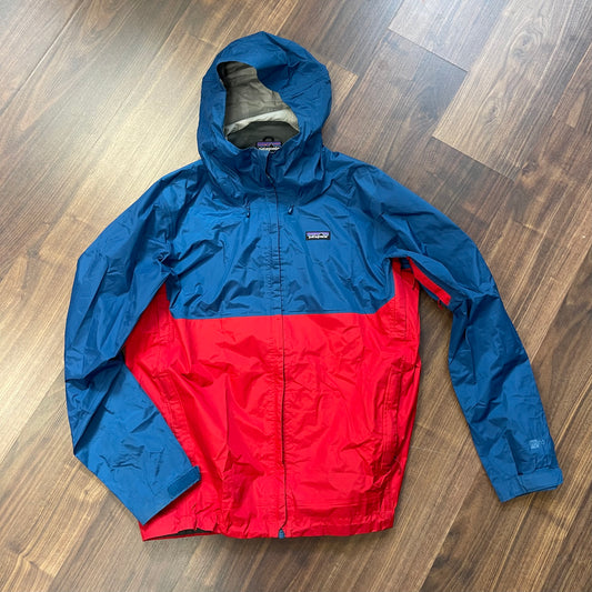 Regen Jacke von Patagonia (L Herren) Hardshell rot blau