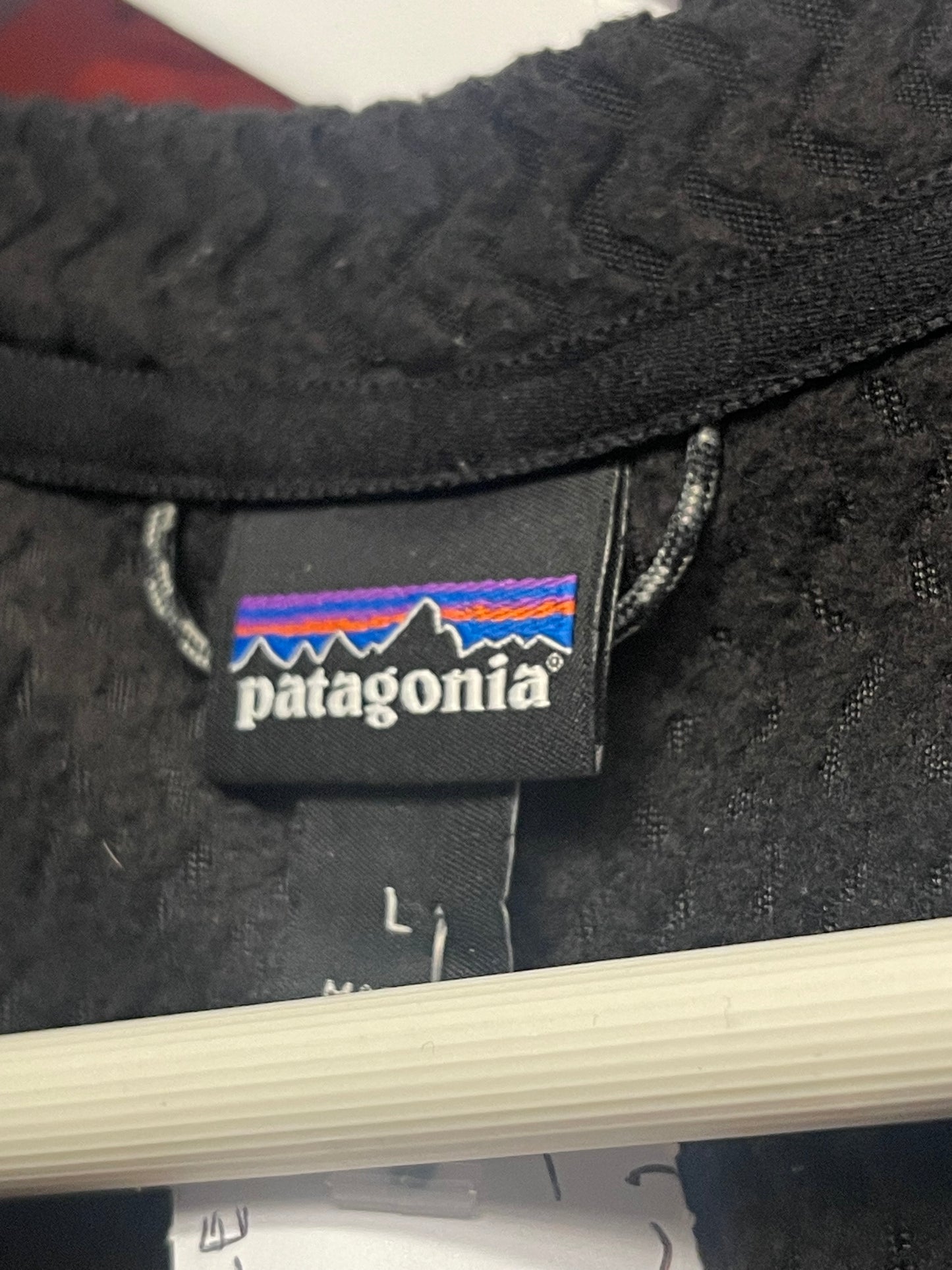 Pullover Patagonia R1 Air (L Herren) Langarm Sweater schwarz