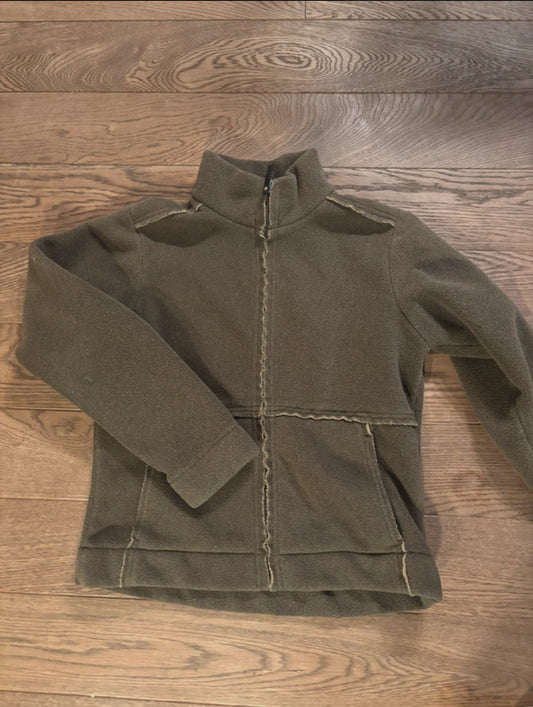 Vaude Retro Pile Jacke (Damen S) Fleecejacke braun
