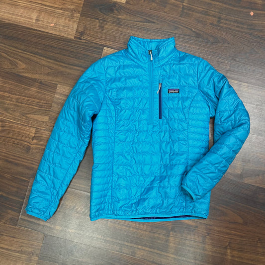 Patagonia Nano Puff (Damen M) Isolations- Schlupfjacke / Pull Over blau