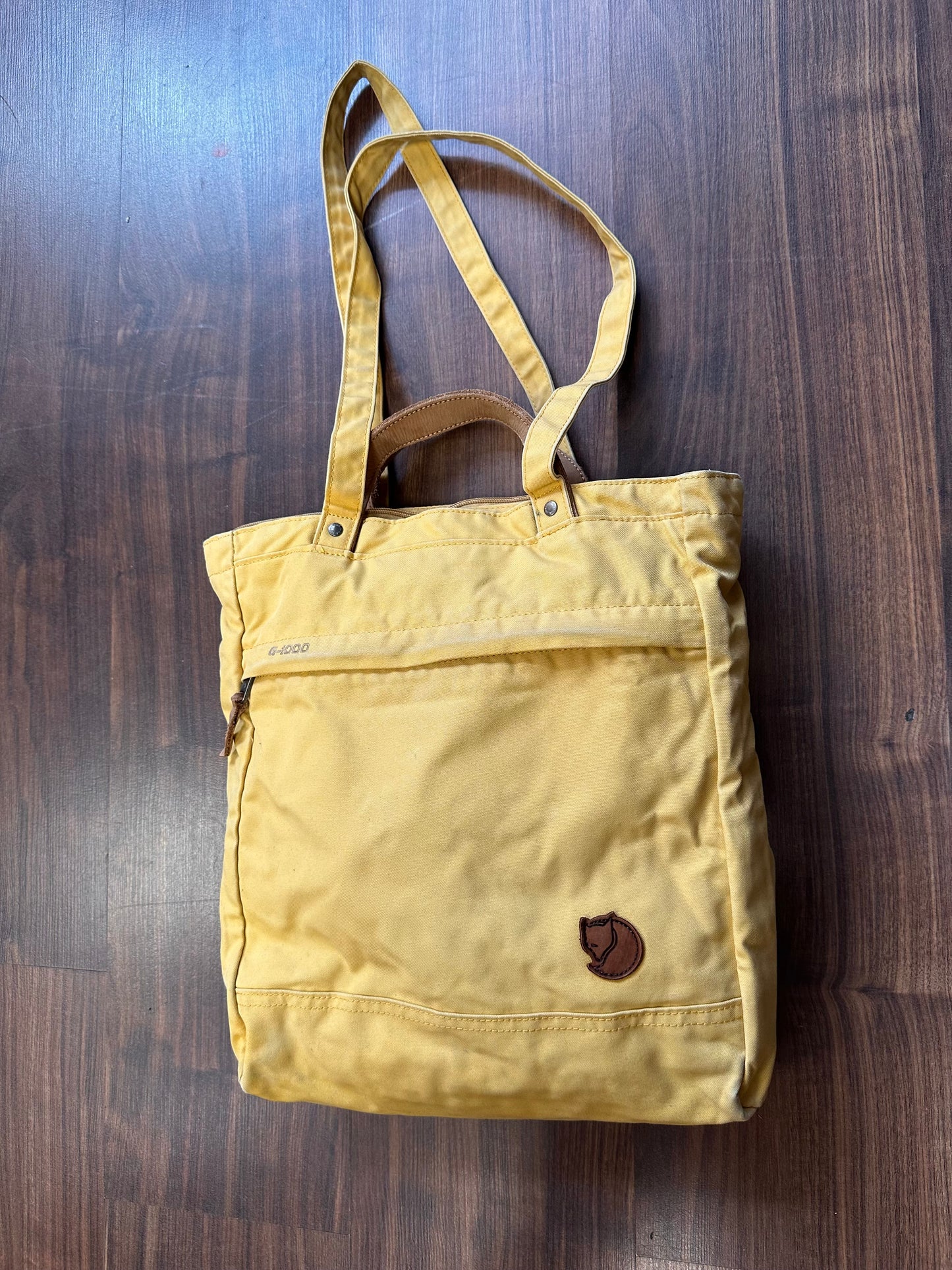Tasche / Rucksack Fjällräven G-1000 Tote Bag No.1 gelb