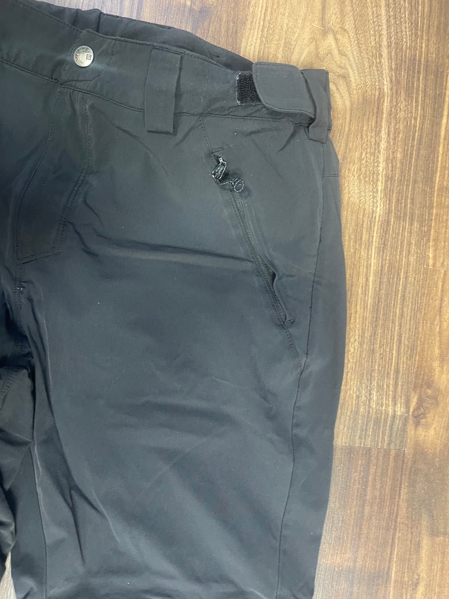 2in1 Trekking Hose von Salomon (L Herren) Zip Off schwarz - wanderlich.com