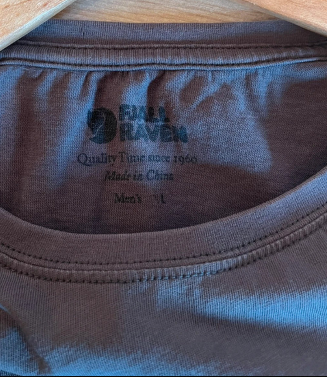 T-Shirt von Fjällräven (L Herren) pure Baumwolle braun