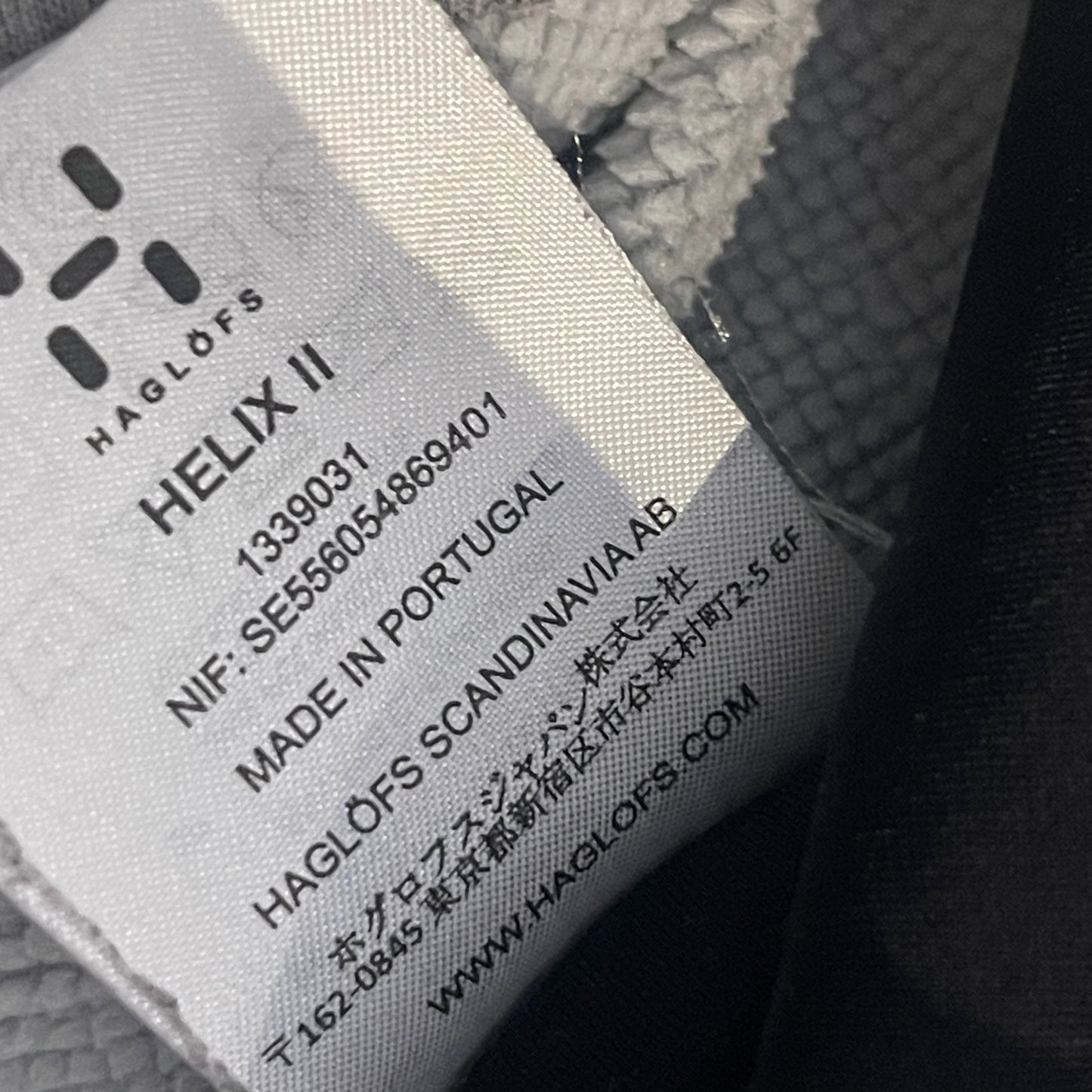 Fleece Jacke von Haglöfs (L Herren) Zipper Hoodie hellgrau