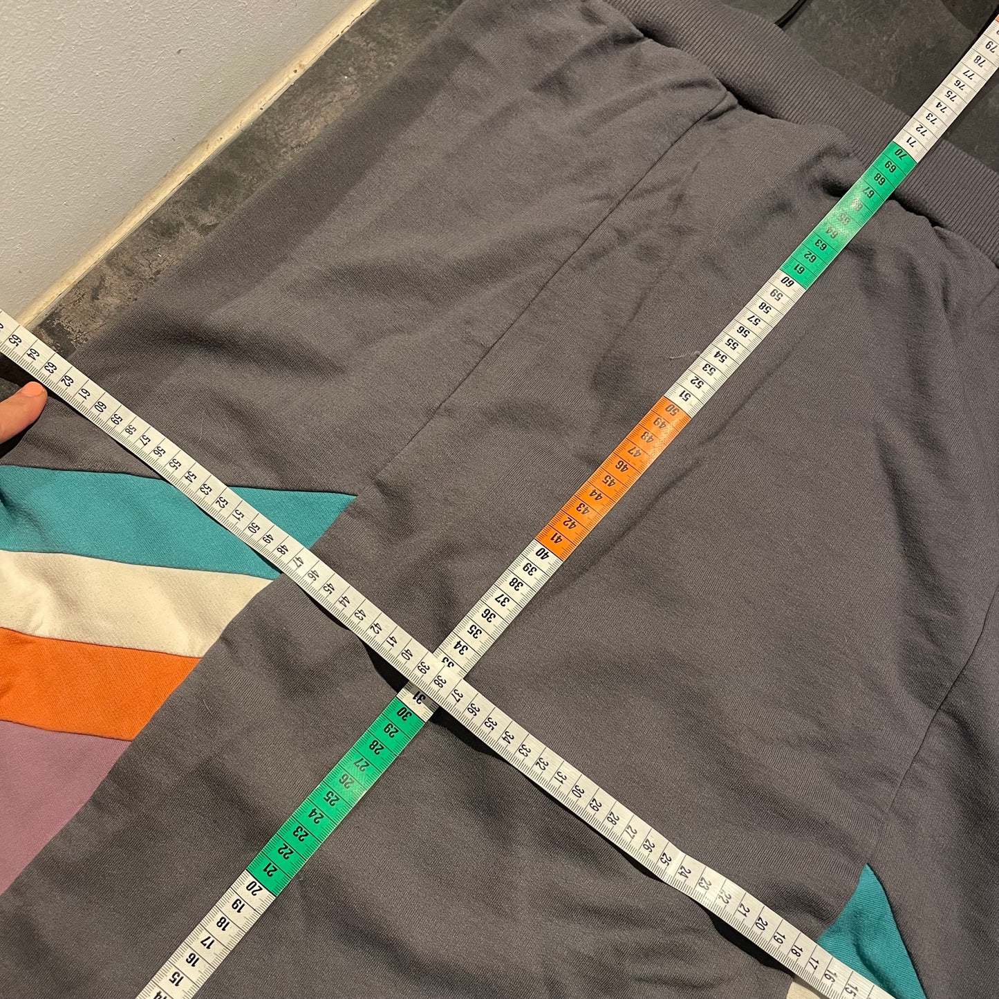Kaotiko Pullover XL / XXL grau bunt