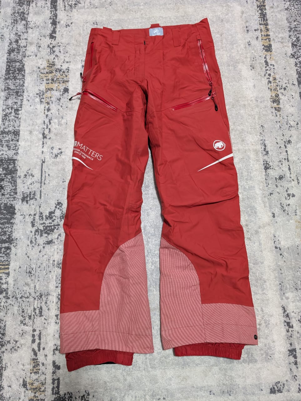 Ski Anzug von Mammut ( M ) Goretex Jacke Hose warm gefüttert rot