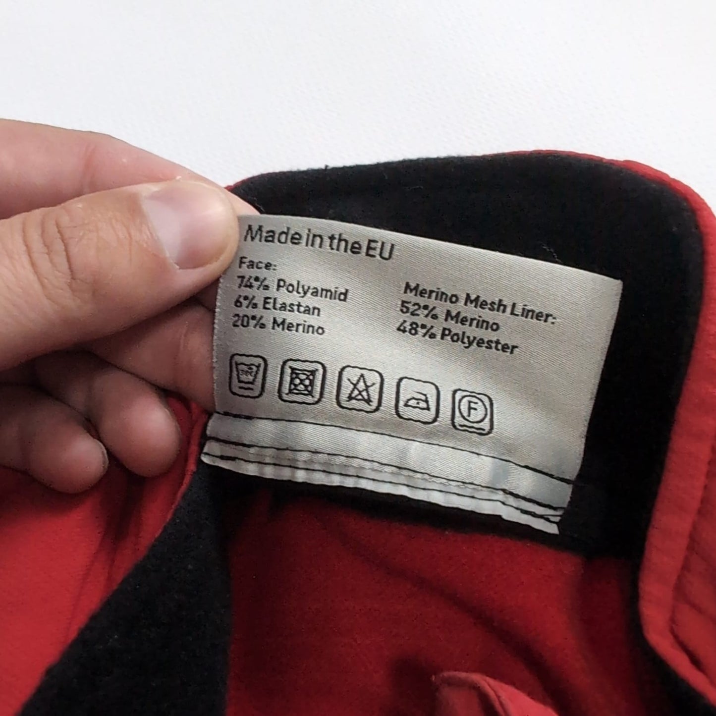 Merino inside Softshell Jacke von Ortovox (M Herren) rot