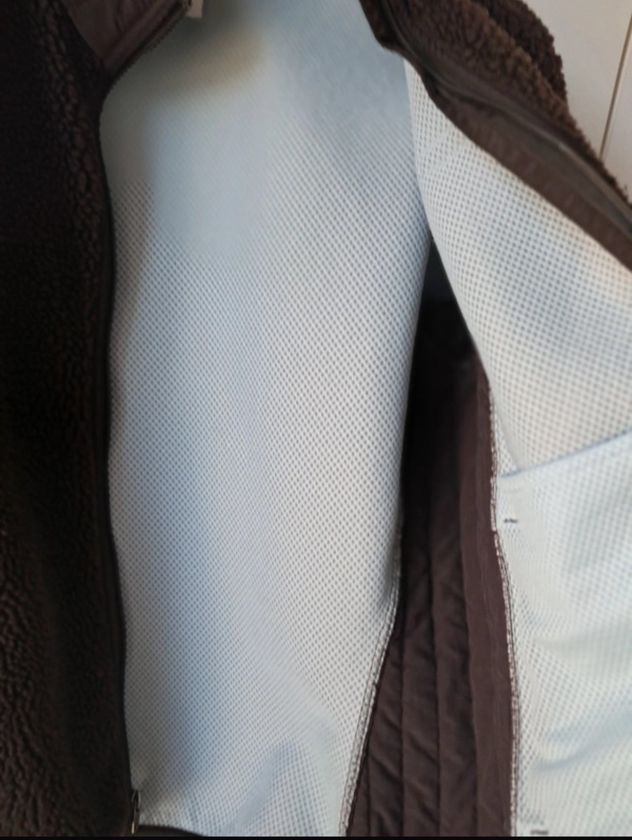 Teddy Jacke von Patagonia M Pile Fleece braun