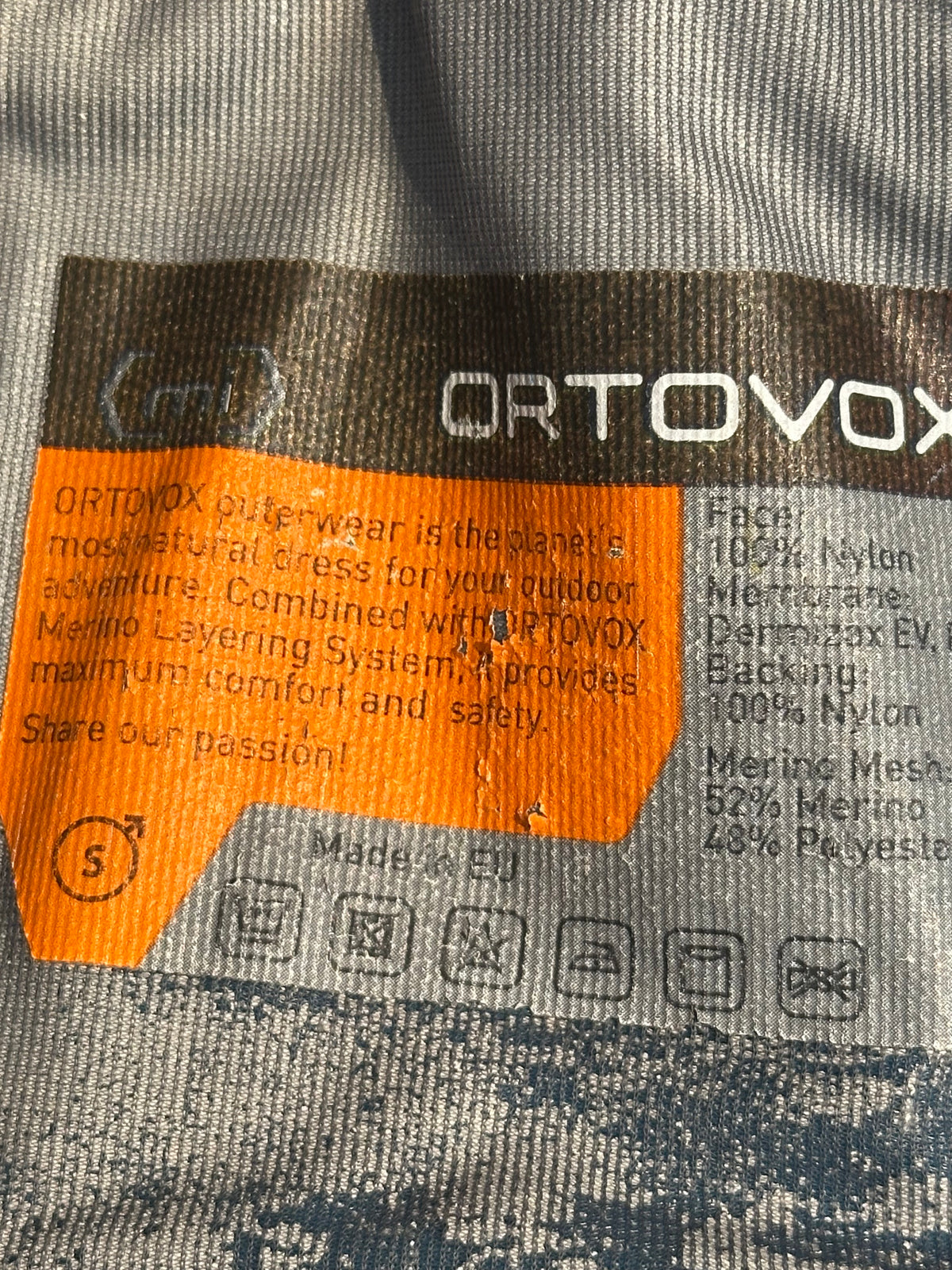 Ortovox 3L Hardshell Jacke (S Herren) Regenjacke blau - wanderlich.com