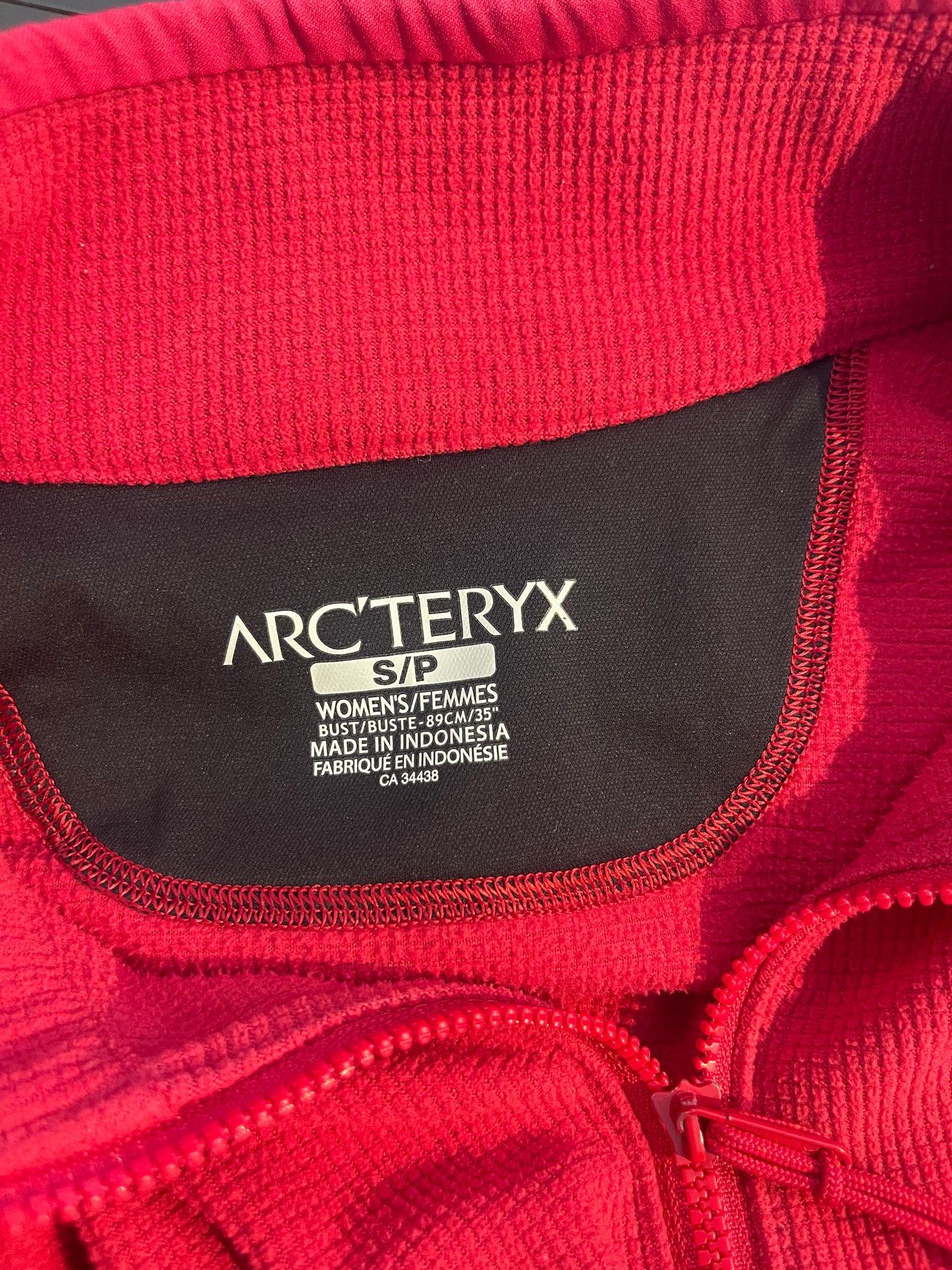 Jacke von Arcteryx (S Damen) Waffel Fleece Sweatshirt Magenta