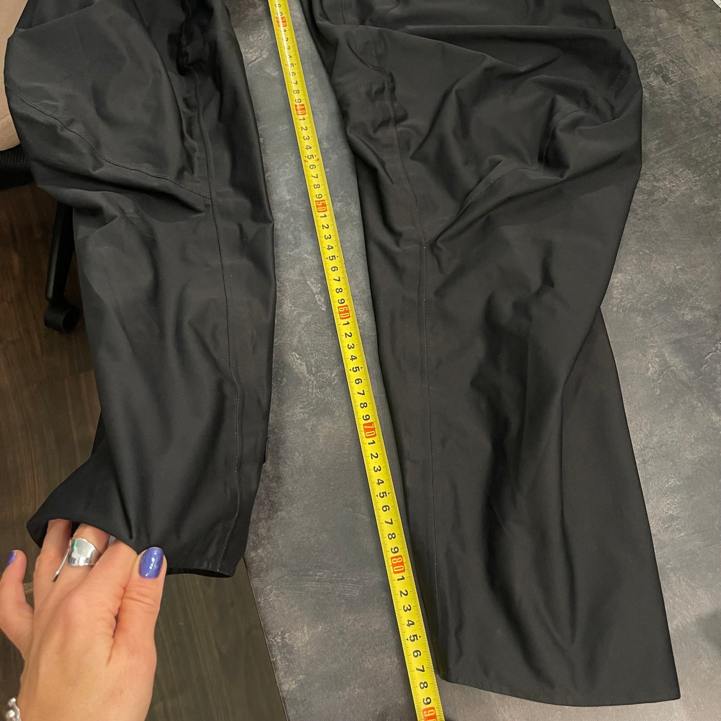 Rad Regenhose von Löffler (XL) GoreTex Überhose schwarz