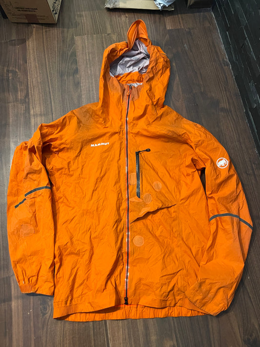 Dünne Regen Jacke Mammut Eiger Nordwand (L Herren) orange