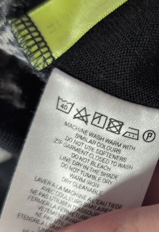 Longsleeve Icebreaker XS Merino 320 Zip Hoodie schwarz
