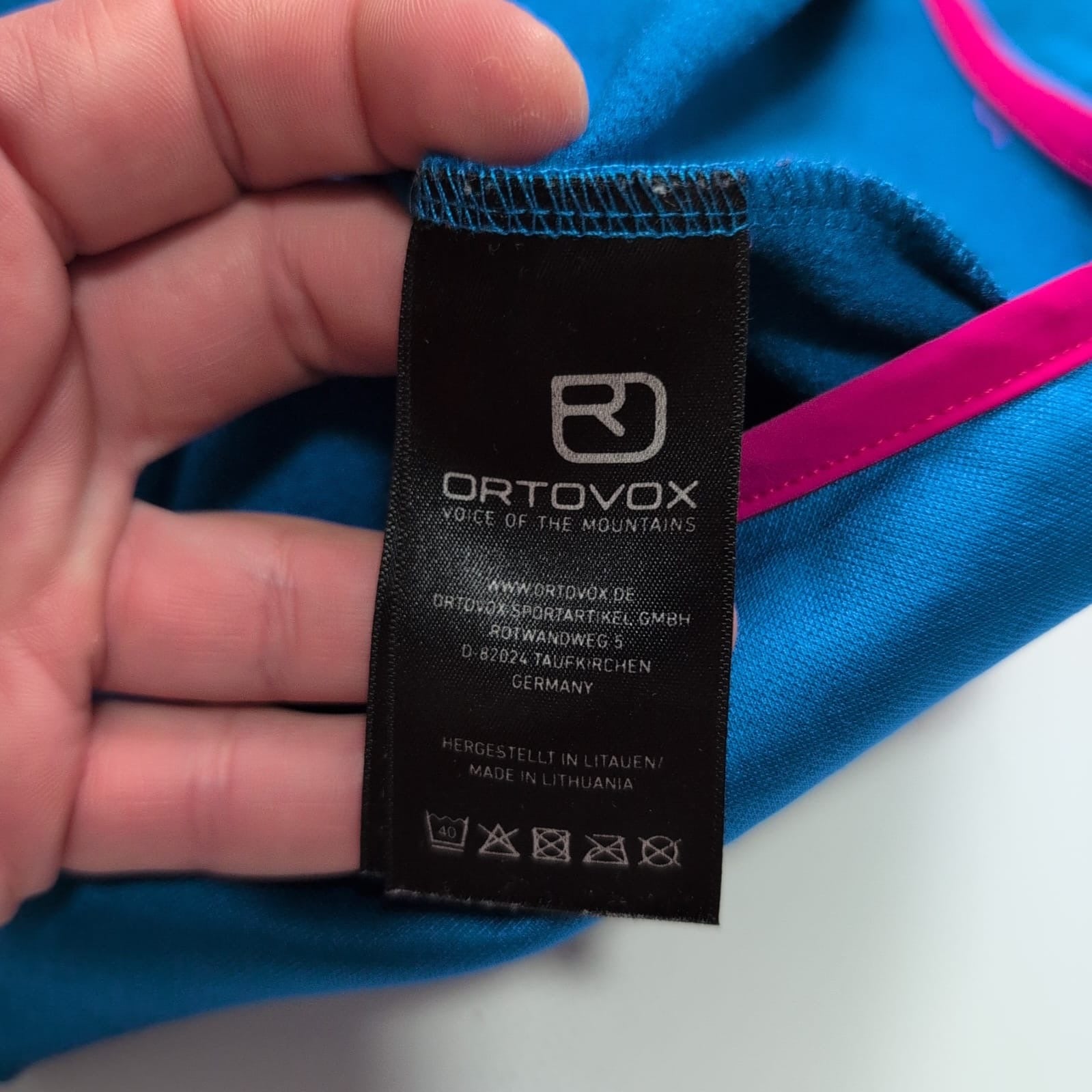 Ortovox Zipper Jacke Merino inside (S Damen) blau - wanderlich.com