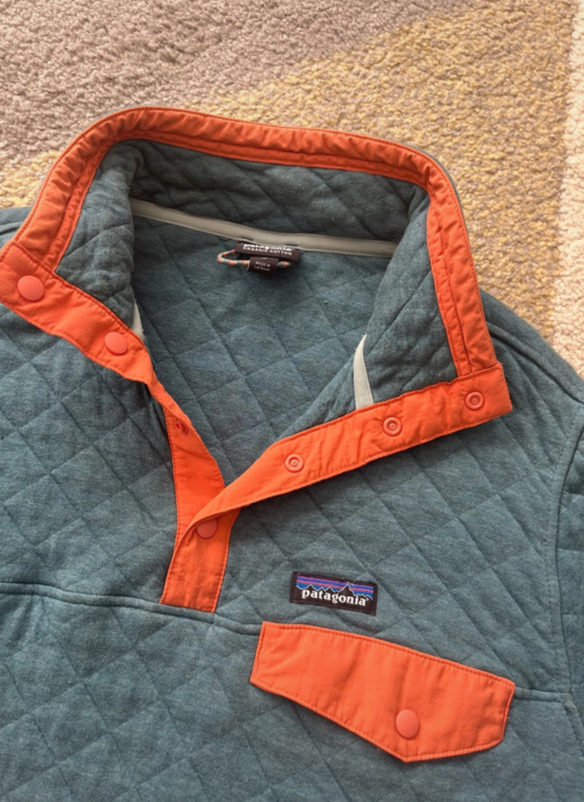 Patagonia Pullover (M Herren) Organic Cotton grün