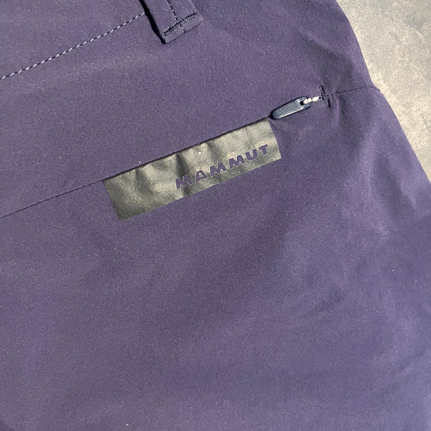 2-in-1 Hose von Mammut (L Damen) Zip-Off wasserabweisend dunkelblau