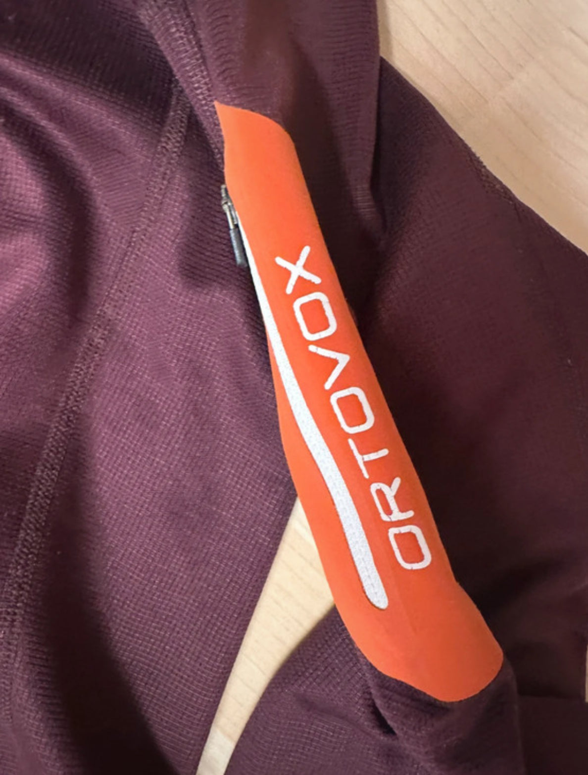 Merino inside Jacke von Ortovox (S Herren) Hoodie bordeaux