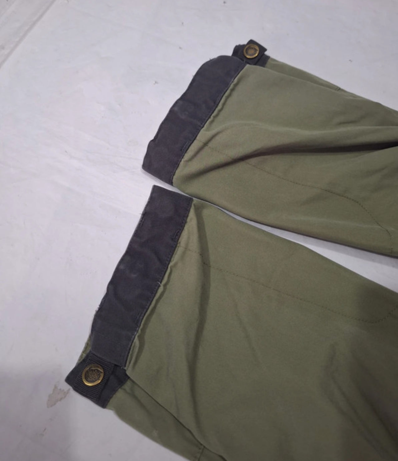 Hose von Fjällräven Keb G-1000 (L Herren) khaki schwarz