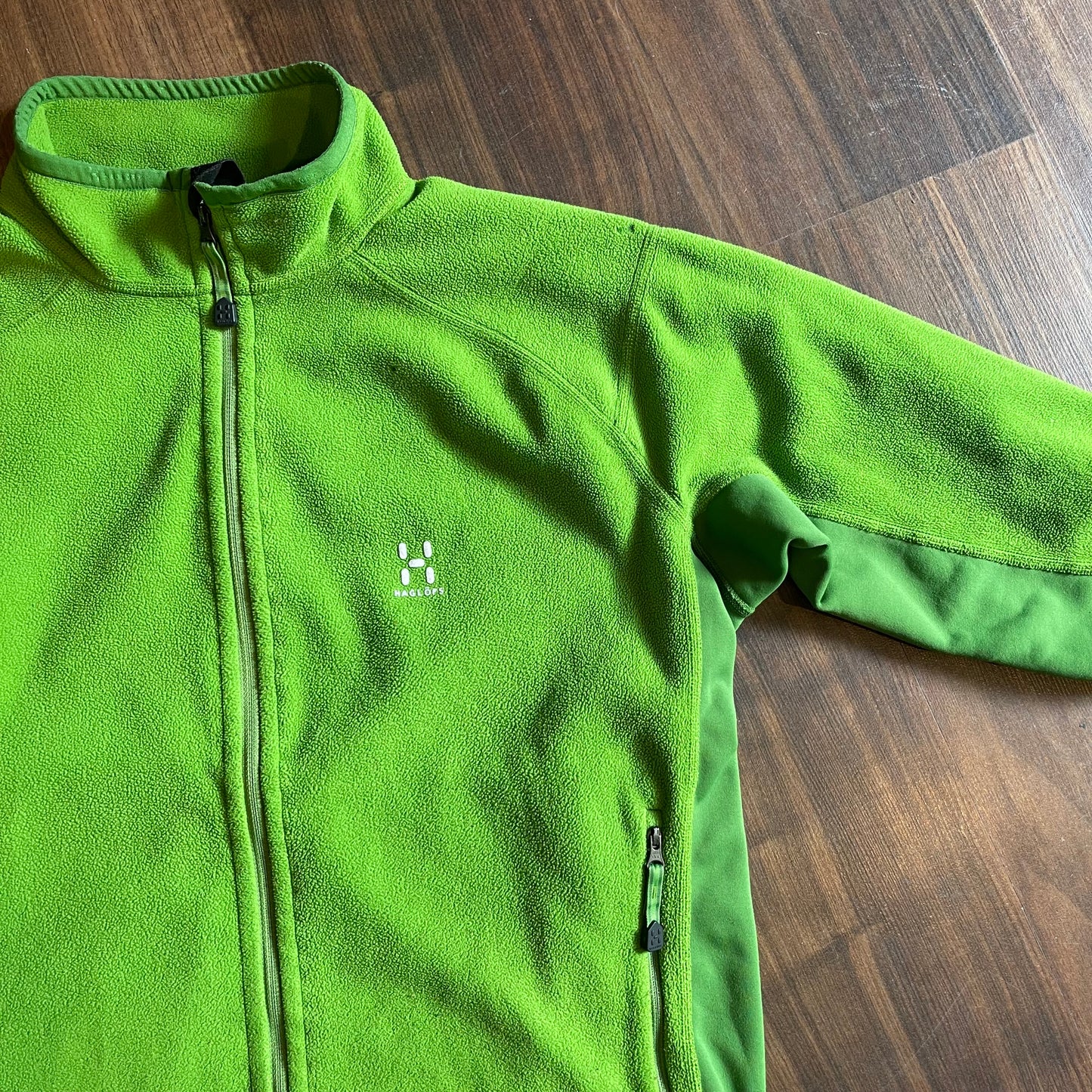 Fleece Jacke von Haglöfs (L Herren) Polartec grün