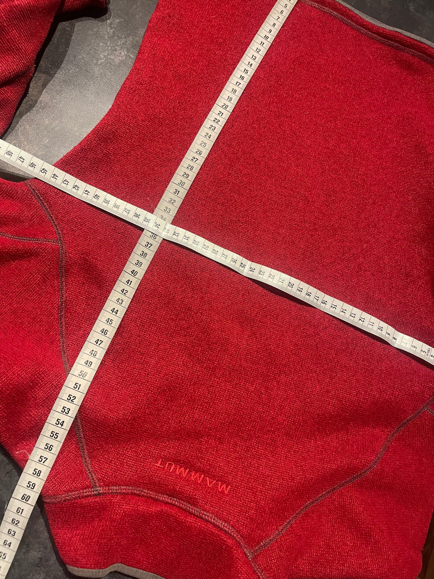 Fleece Pullover von Mammut (S Damen) neck-zip rot - wanderlich.com