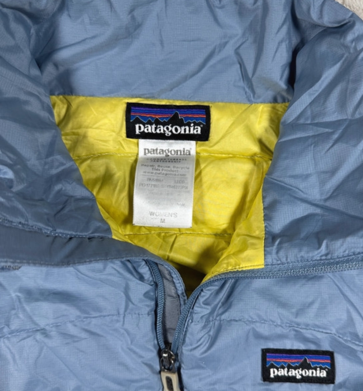 Patagonia Daunen Weste (M Damen) blau