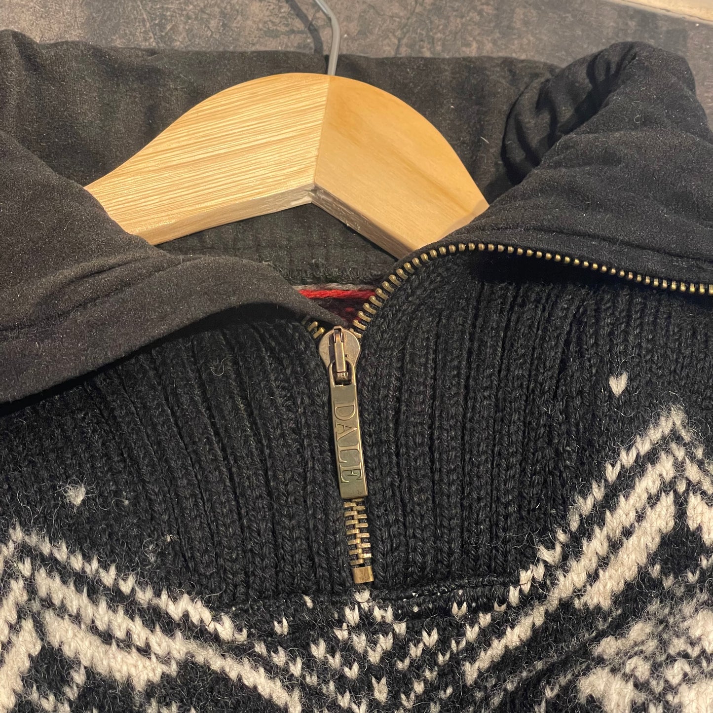Strick Pullover Dale of Norway (XL Herren) St.Moritz schwarz mit Muster