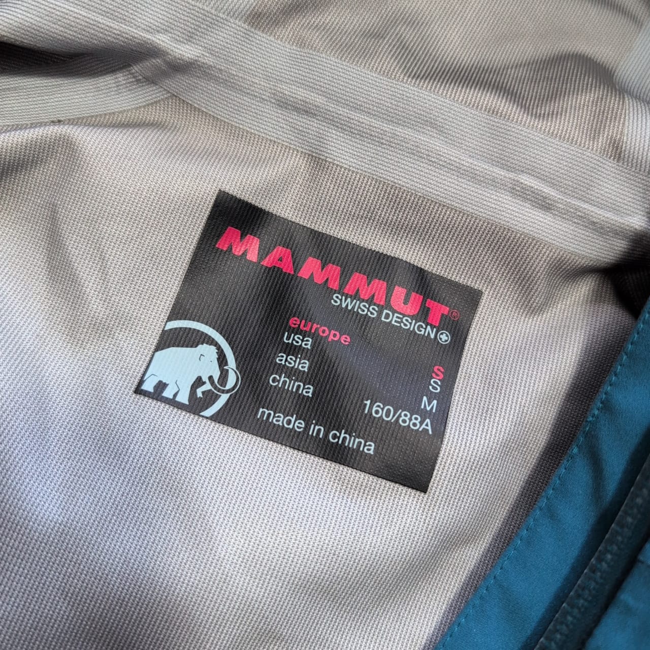 3L Hardshell Jacke von Mammut (S Damen) türkis blau