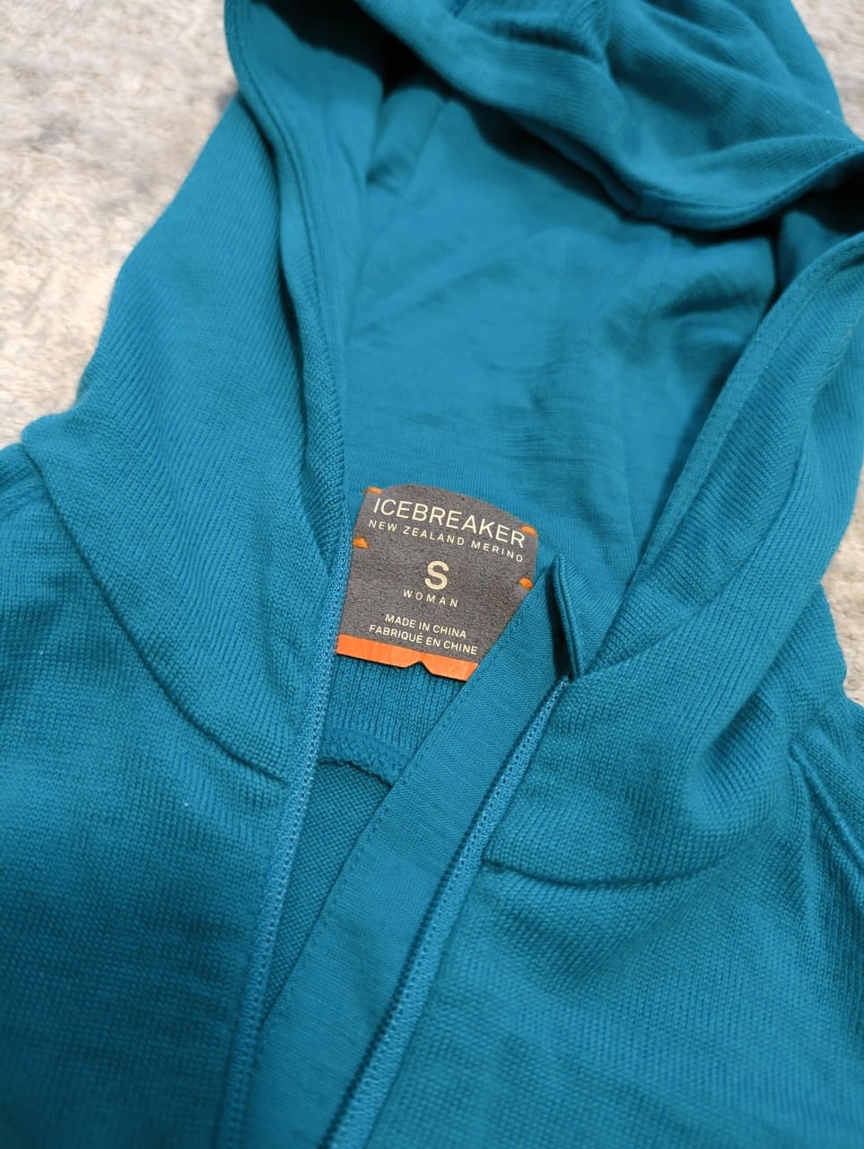 Hoodie / Pullover von Icebreaker Merino (S Damen) Neck Zip blau