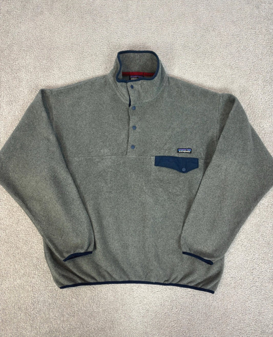 Patagonia Fleece Pullover (L Herren) Synchilla grau