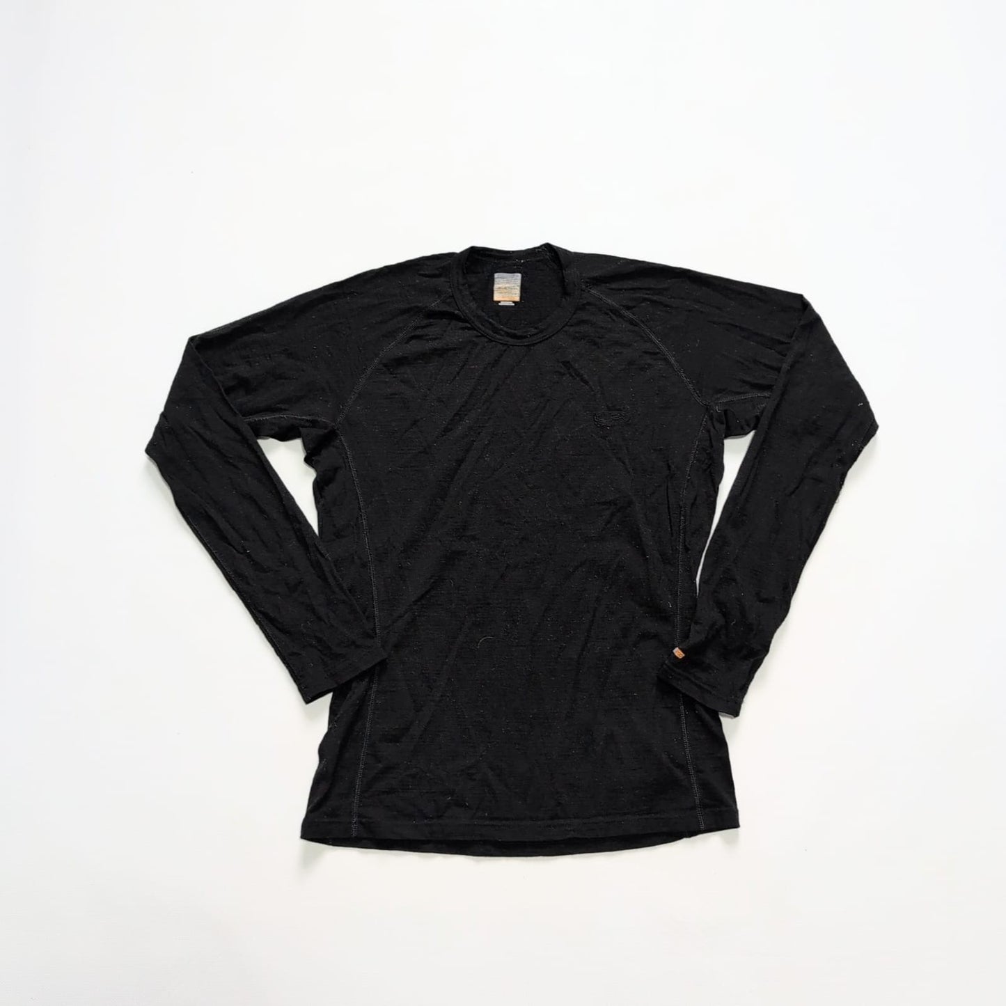 Merino 200 Longsleeve von Icebreaker (M bis L Damen) Langarmshirt schwarz