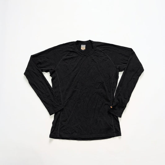 Merino 200 Longsleeve von Icebreaker (M bis L Damen) Langarmshirt schwarz