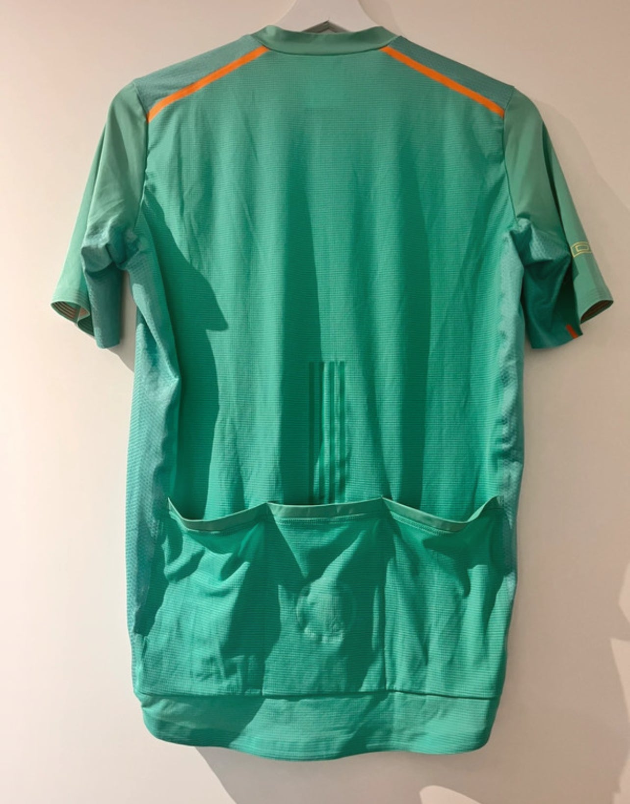 Radtrikot von Endura (M Herren) blau orange Print
