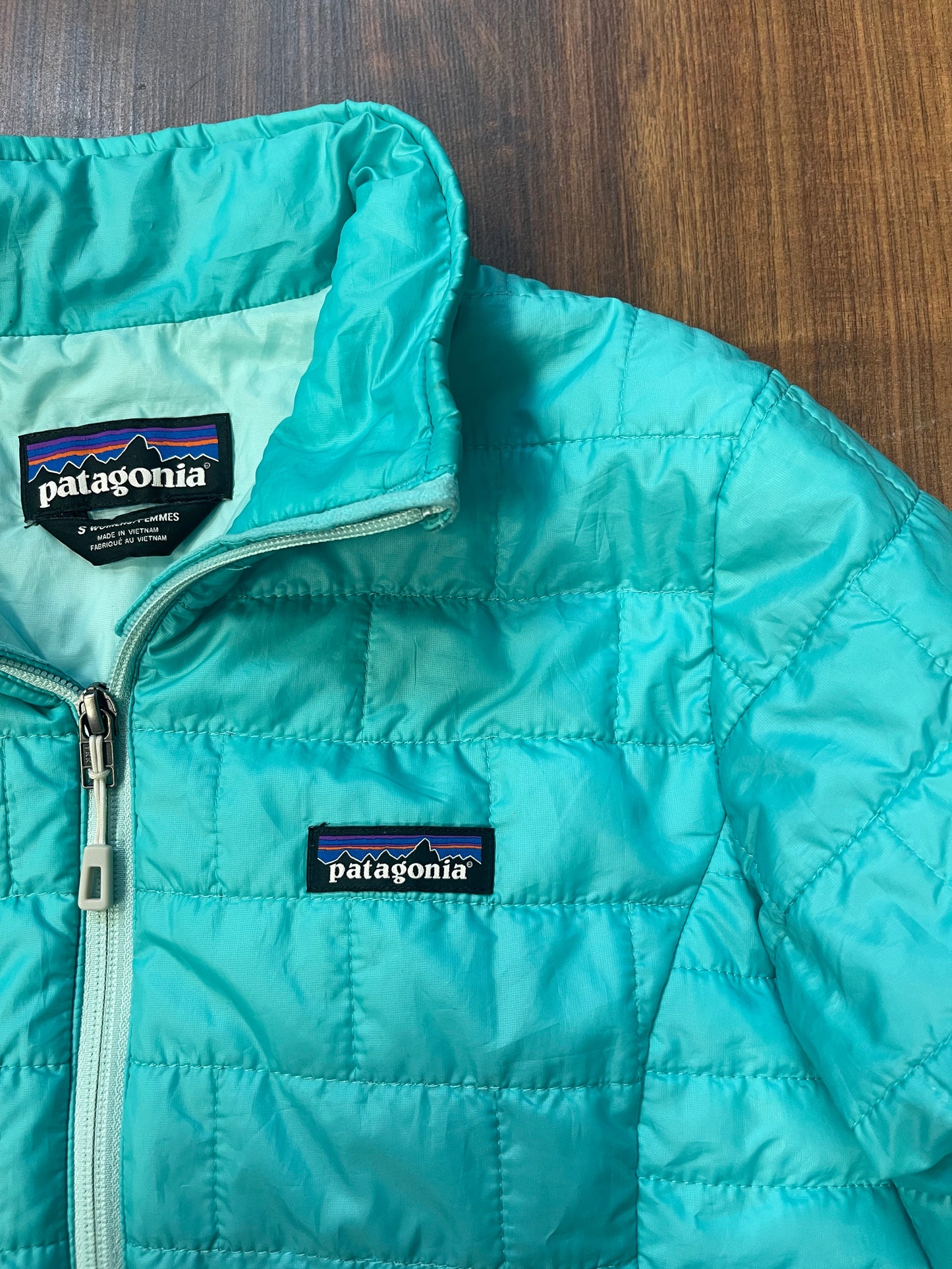 Primaloft Jacke von Patagonia (S Damen) Nano Puff türkis