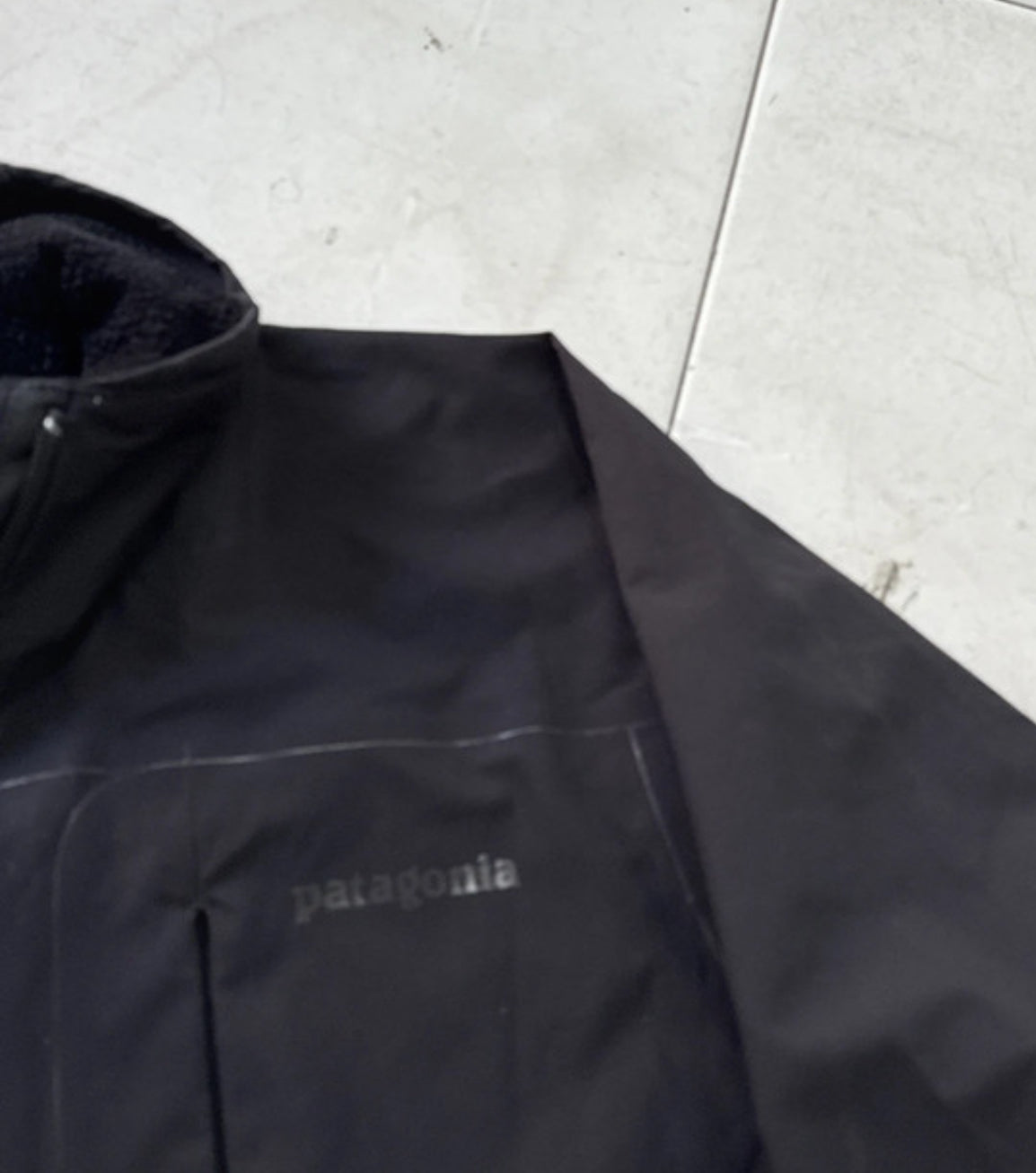 Jacke Patagonia (M Herren) leichtes Softshell schwarz